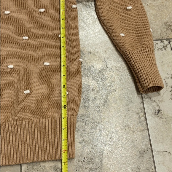 Loft Polka Dot Sweater Neutral Size Medium EUC - Picture 9 of 9